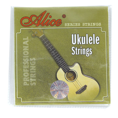 Juego Cuerdas Ukelele Au04 Nylon Transparente